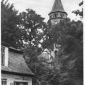 Kirche, Lebensmittelgeschäft Breitenbach - 1957