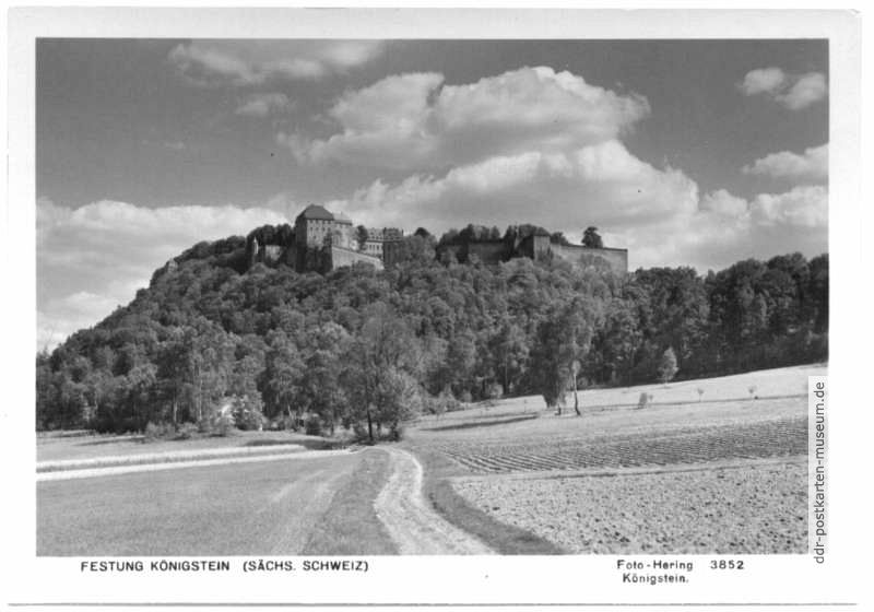 Festung Königstein (Sächsische Schweiz) - 1957