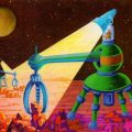 "Utopischer Weltraum", Schaffung einer Landetrasse für das Kosmodrom Port Selena - 1971