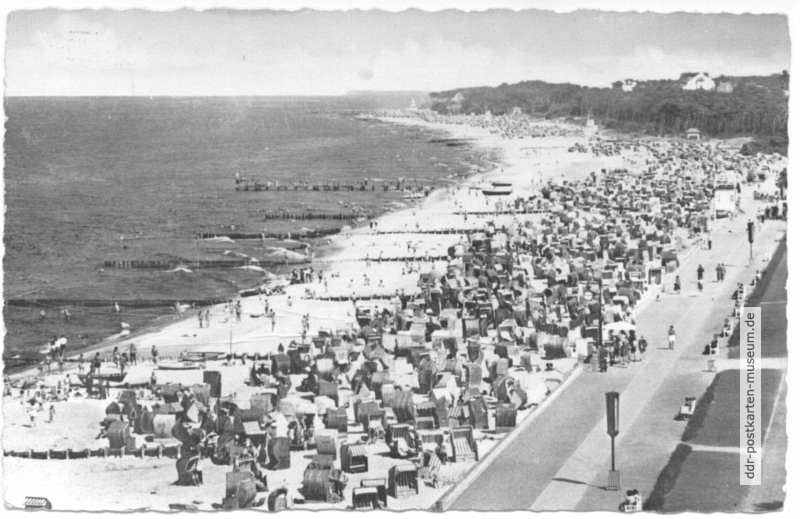 Kühlungsborn-Ost, Strand - 1959