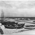 Kühlungsborn-West, Fischerboote am Strand - 1981