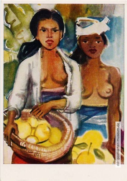 "Mädchen aus Bali" von Walter Womacka (Privatbesitz) - 1964 / 1966