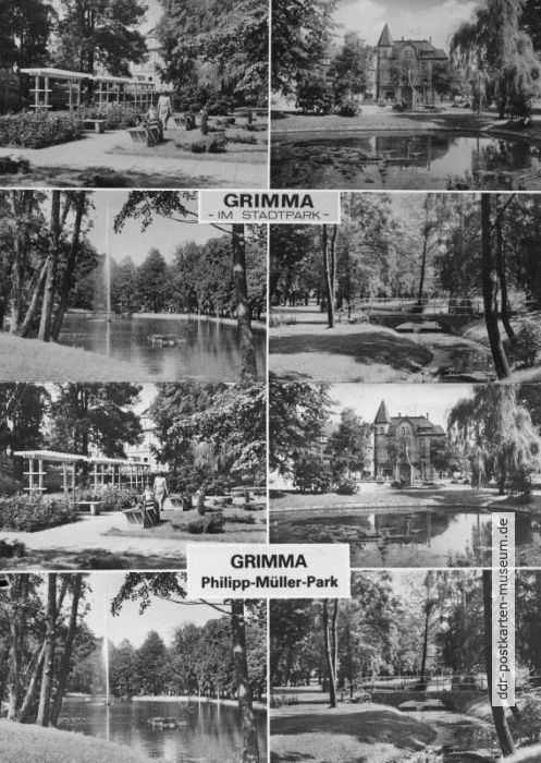 Namensänderung von "Stadtpark" in "Philipp-Müller-Park", Grimma - 1978/1982