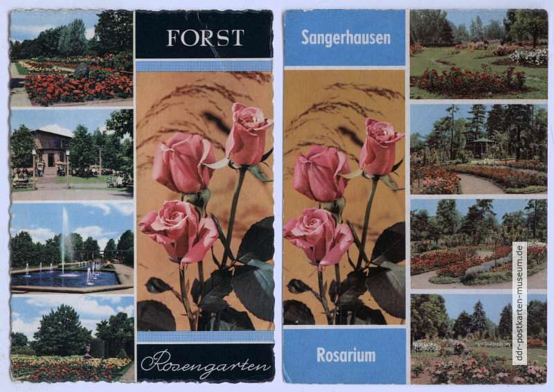 Einmalig in der DDR: gleiches Foto für Ansichtskarten zweier Orte verwendet