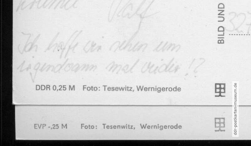 Falsche Namensangabe des Fotografen: Tesewitz und Tesenwitz