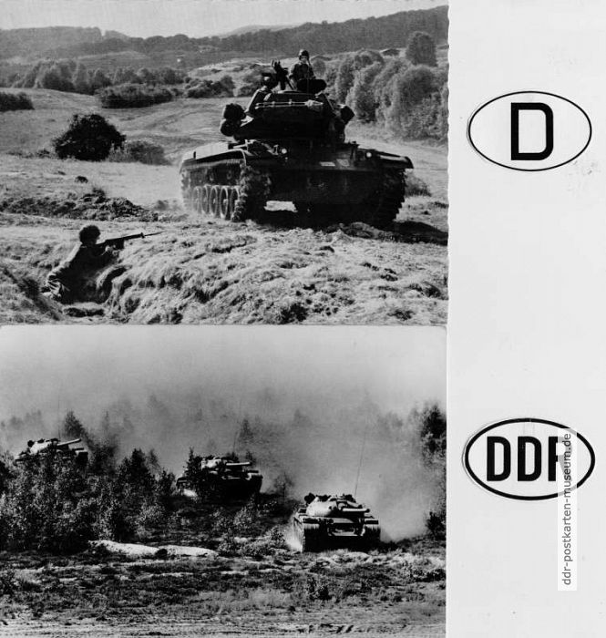 Panzer der Bundeswehr und NVA im Manövereinsatz - 1965 / 1967