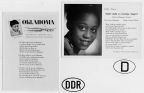 Ansichtskarte mit Schlagertext und Bild von Leila Negra - 1953 / 1957