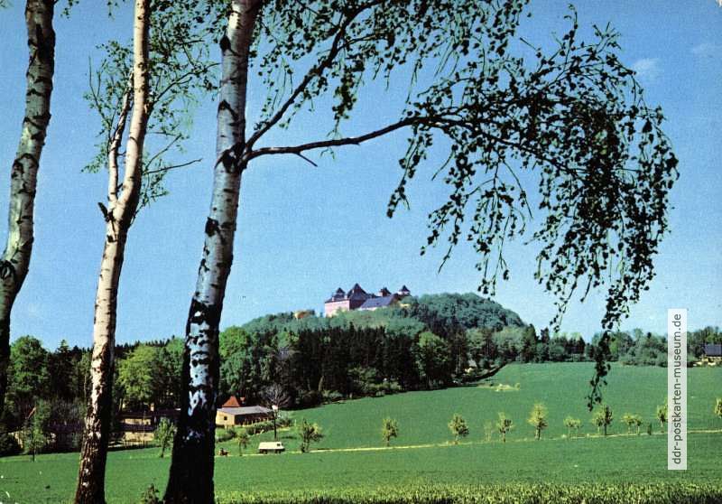 Blick zum Schloß Augustusburg - 1978