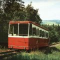 Drahtseilbahn auf Talfahrt von Augustusburg - 1989