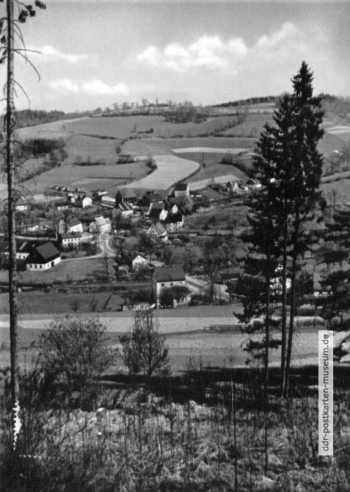 Blick auf Großrückerswalde - 1963