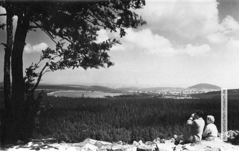 Blick vom Kahleberg nach Altenberg - 1958