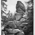 Felsformation "Der gebohrte Stein" bei Wernigerode - 1953 
