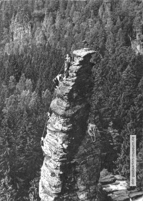 Dürrebielenadel im Elbsandsteingebirge - 1970