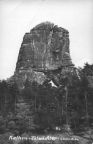 Sandsteinfelsen "Talwächter" bei Rathen - 1956