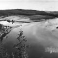 Blick von der Agnesruhe über den Stausee der Bleiloch-Saaletalsperre - 1958