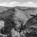 Blick über das Schwarzatal von der Teufelstreppe - 1963