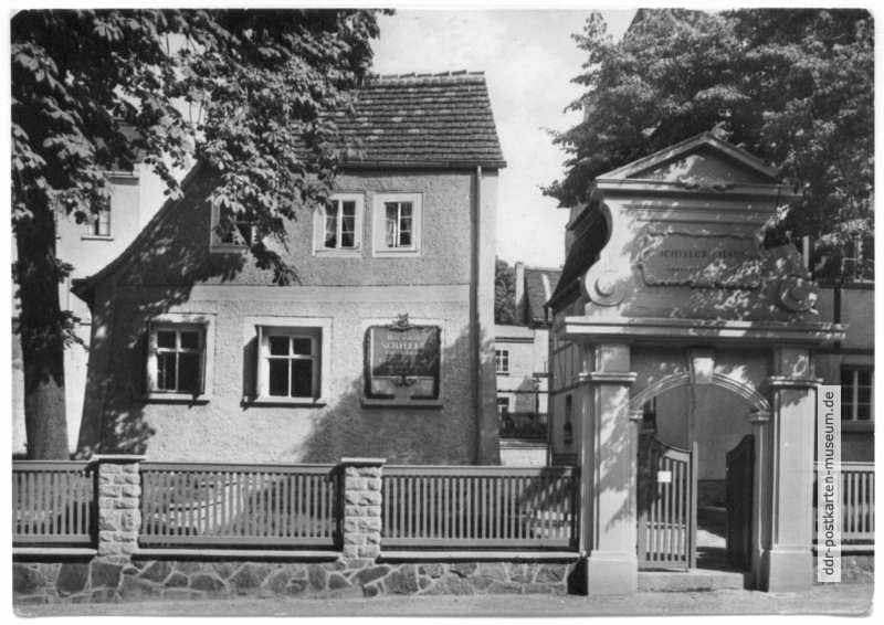Schillerhaus, Ansicht von der Menckestraße - 1969