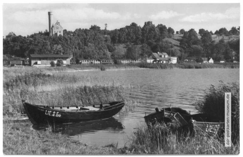 Fischerboote am Großen Jasmunder Bodden - 1967