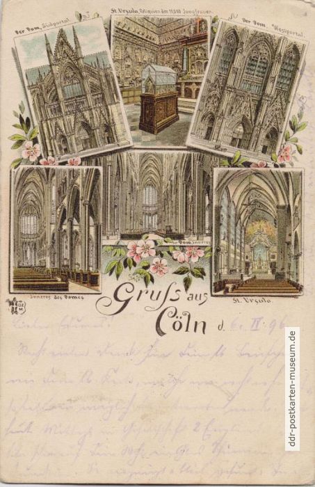 Cöln, heute Köln (Nordrhein-Westfalen) - 1896