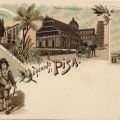 Grüße aus Pisa, Campanile (Italien), um 1900
