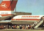 Flughafen Berlin-Schönefeld, "IL 62" vor dem Start - 1983