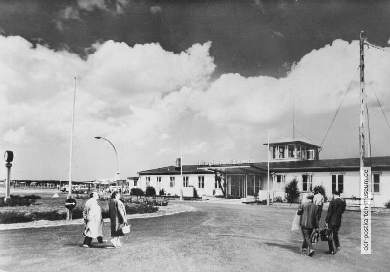 Flughafen Barth im Bezirk Rostock - 1964