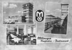 Flughafen-Restaurant der Mitropa am Flughafen Erfurt - 1966