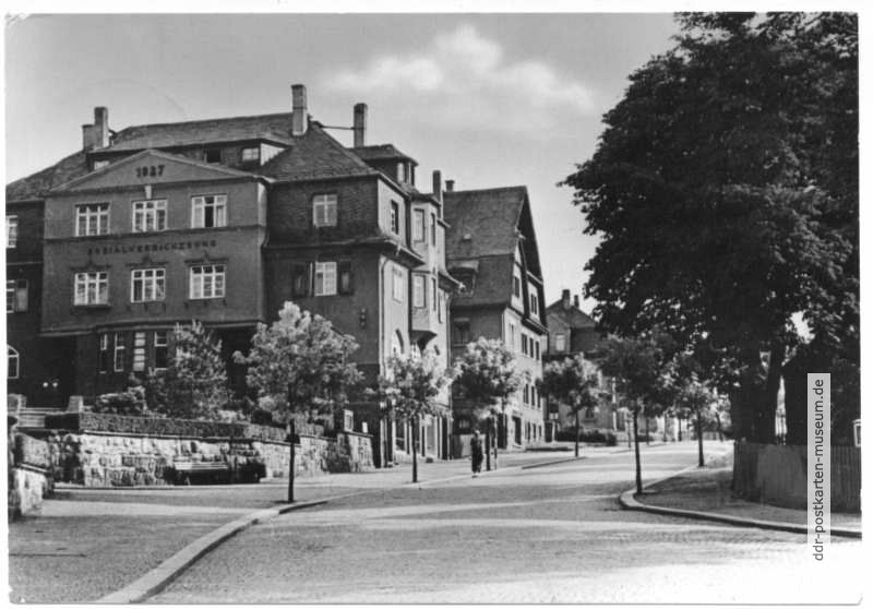 Poststraße mit Sozialversicherungsamt - 1958