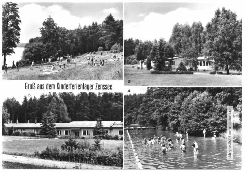 Kinderferienlager Zenssee im Ortsteil Wuppgarten - 1982