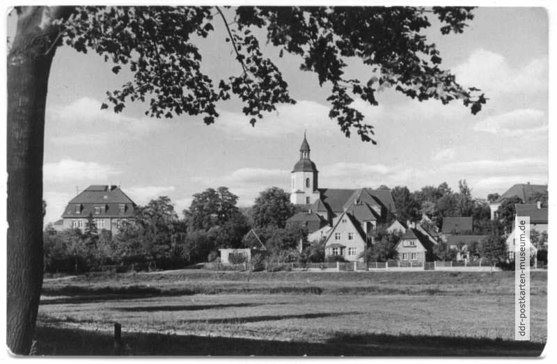 Blick vom Tanzberg nach Magdeborn - 1960