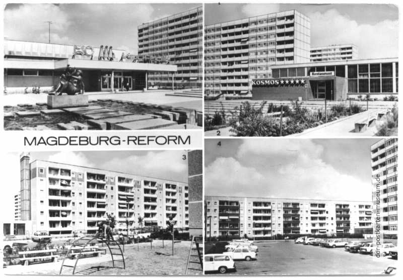 Kaufhalle, Restaurant, Spielplatz, Walter-Keßner-Straße - 1982