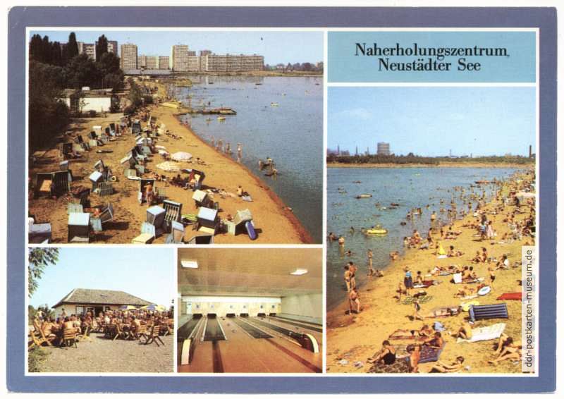 Magdeburg-Nord, Naherholungszentrum Neustädter See - 1989
