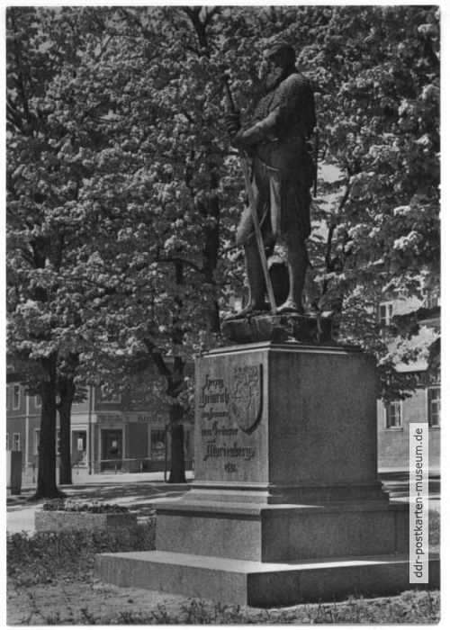 Denkmal des Gründers von Marienberg Herzog Heinrich der Fromme - 1980