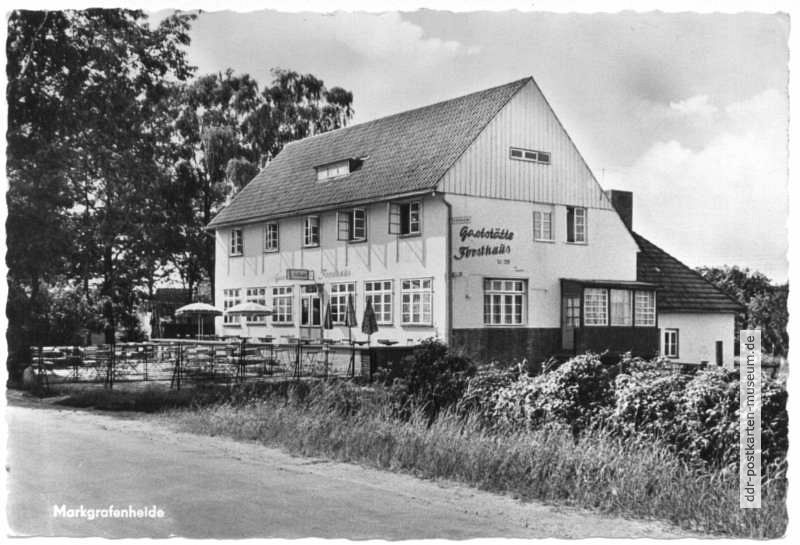 Konsum-Gaststätte "Forsthaus" - 1963