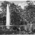 Fontäne und Teich im Goethepark - 1964