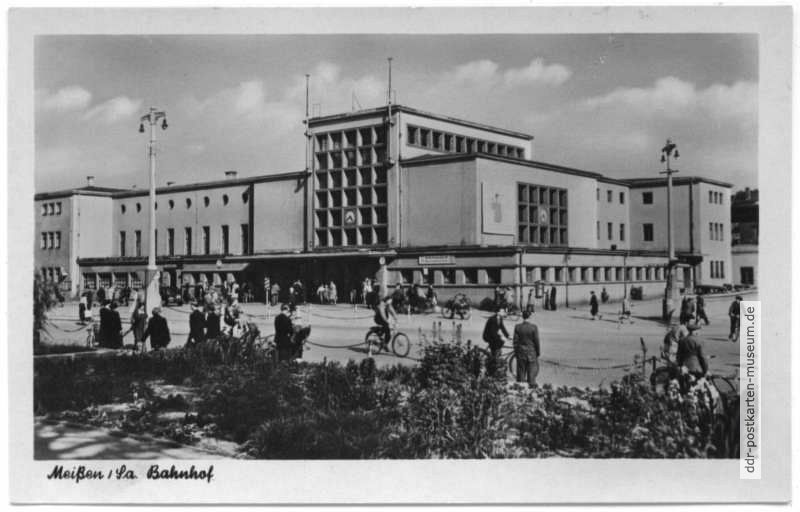 Bahnhof Meißen - 1956