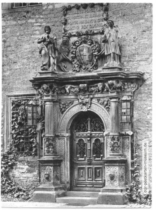 Portal am Schloß Merseburg - 1973