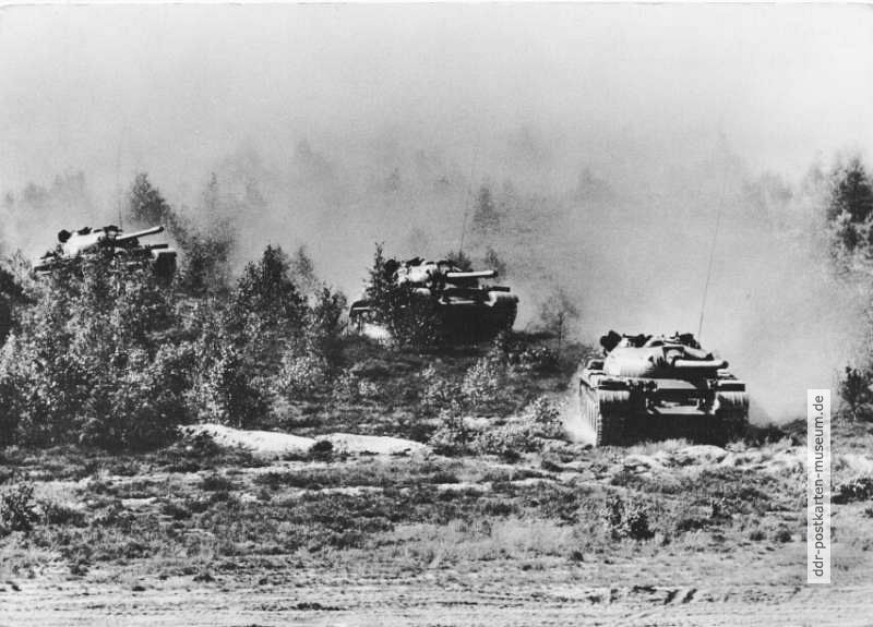 Panzerangriff beim Manöver - 1967