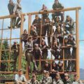 Auf dem Gelände des Zentralen Ausbildungslagers in Scheibe-Alsbach - 1980