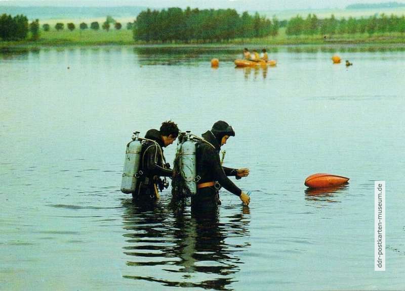 Tauchsportler der GST zurück aus der Tiefe - 1984