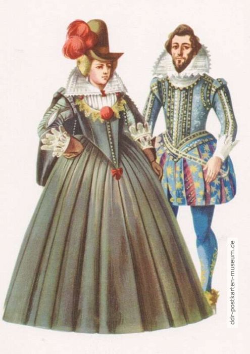 Festkleidung und Schmuckgewänder um 1615 (17. Jahrhundert) - 1966