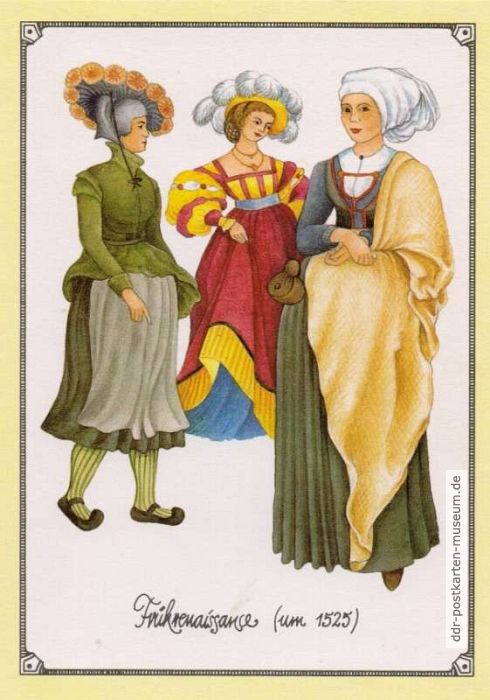 Frauen verschiedener Stände um 1525 während der Bauernkriegszeit - 1985