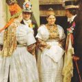 Sorbische Brautjungfern und Brautführer - 1981