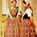 Sorbische Mädchen in Hoyerswerdaer Tracht - 1981