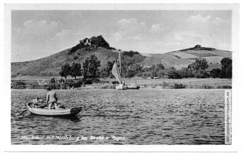 Moritzdorf mit Moritzburg bei Baabe auf Rügen - 1950