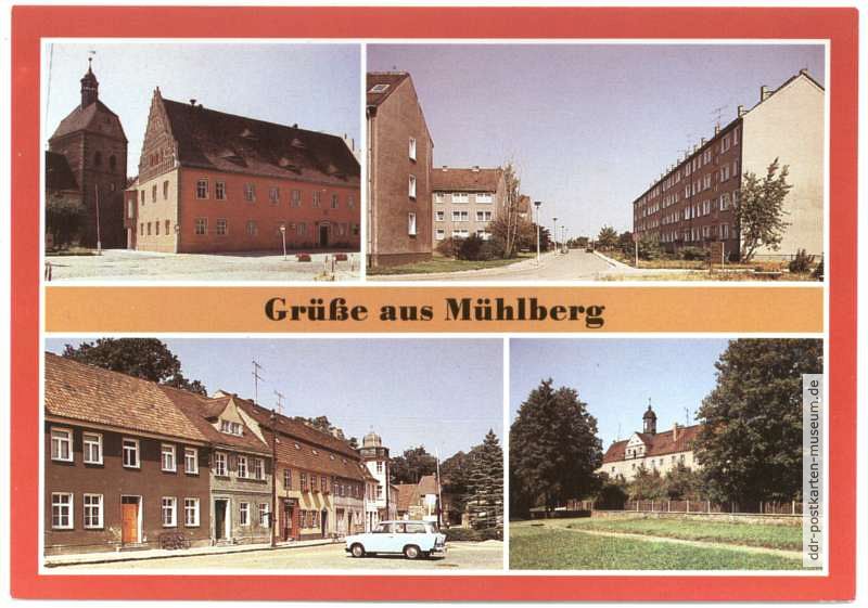 Rathaus, Neubauten, Ernst-Thälmann-Straße, Schloß - 1990