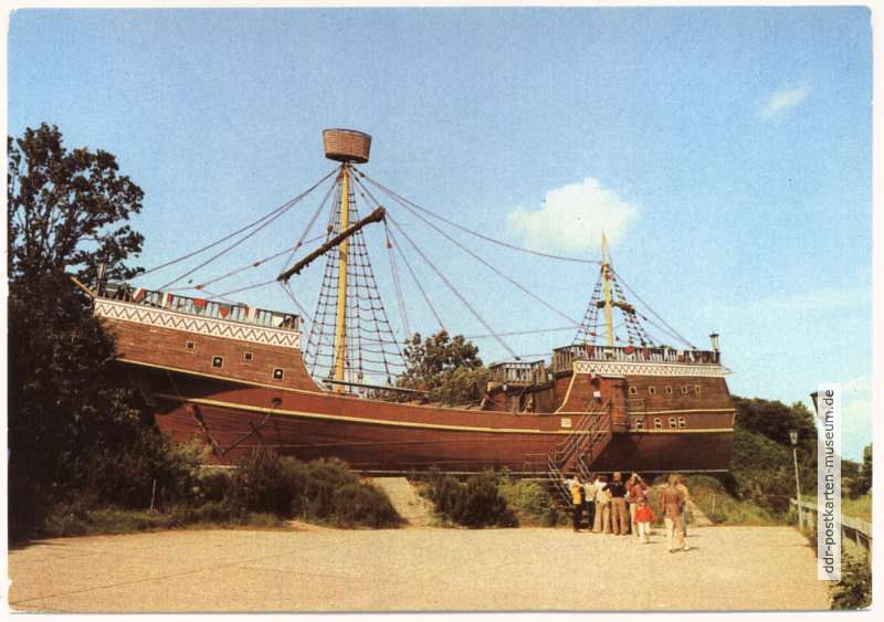 Ortsteil Neu Mukran, Piratenschiff - 1984
