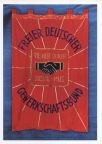 Erste Fahne des Freien Deutschen Gewerkschafts-Bundes von 1946, Berlin - 1978
