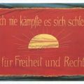 Fahne des Roten Frontkämpferbundes 1926/1927 (Ortsgruppe Heidenau bei Dresden) - 1978