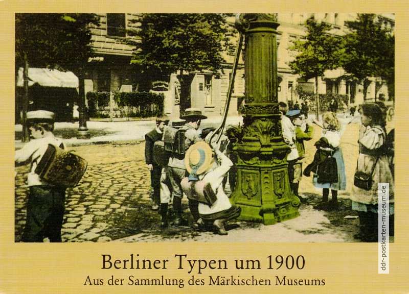 Titelbild der Kartenserie "Berliner Typen um 1900" - 1990